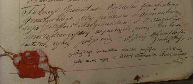 podpis ks. małyszewicza genealogia kresy oszmiański