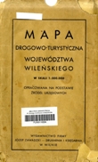 mapa drogowa woj. wileńskiego genealogia kresy oszmiański