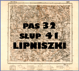 ikona mapy sztabowej Lipniszki genealogia kresy oszmiański