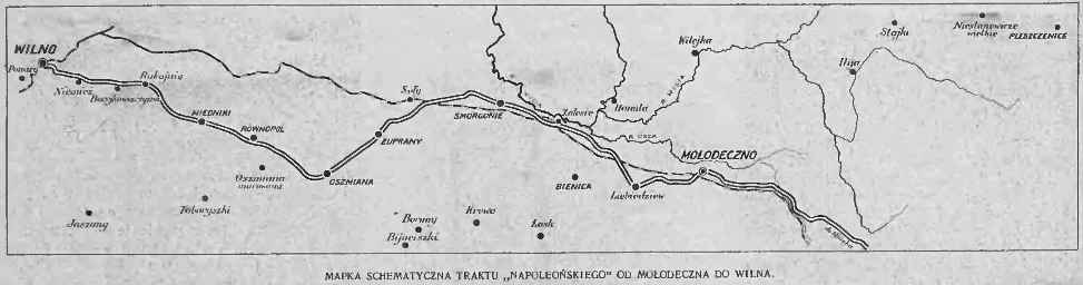 trakt>napoleoński mapka genealogia kresy oszmiański